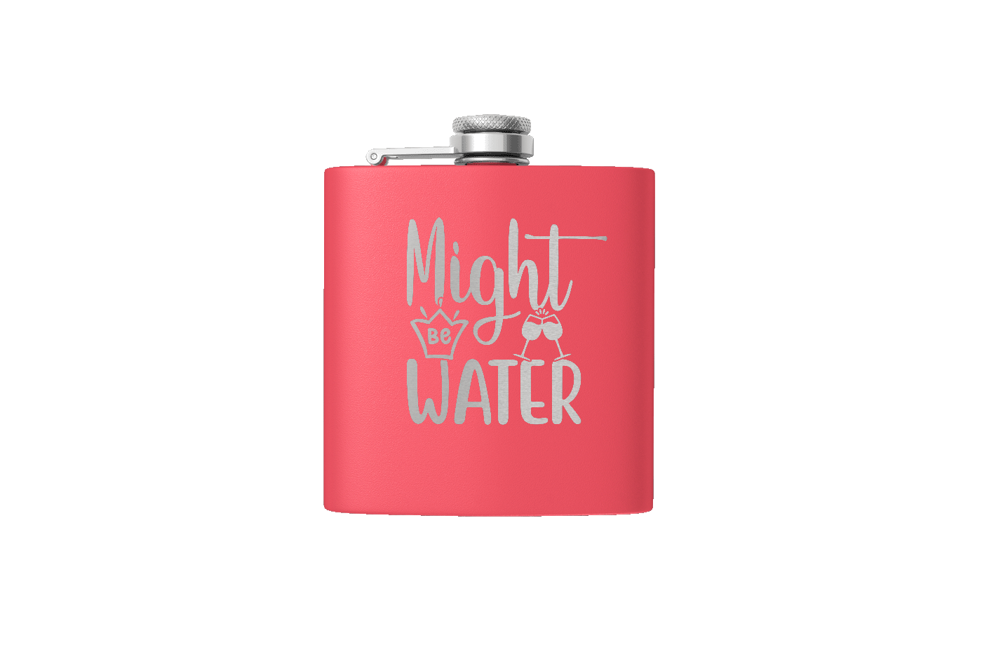 MIGHT BE WATER 6 OZ FLASK