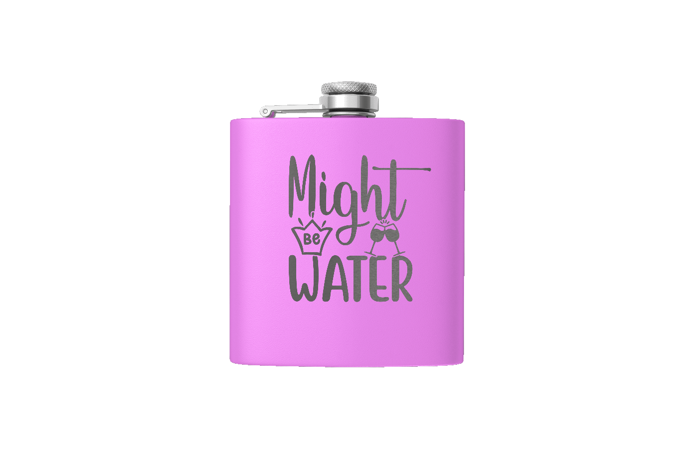 MIGHT BE WATER 6 OZ FLASK